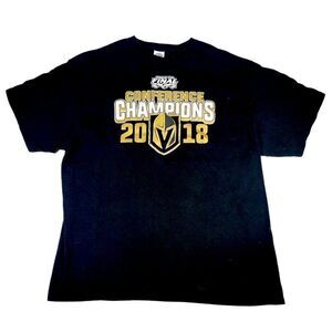 Delta black Golden Knights 2018 Conference Champions T-shirt